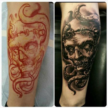 Tattoos - frankenstein & tentacles - 128765